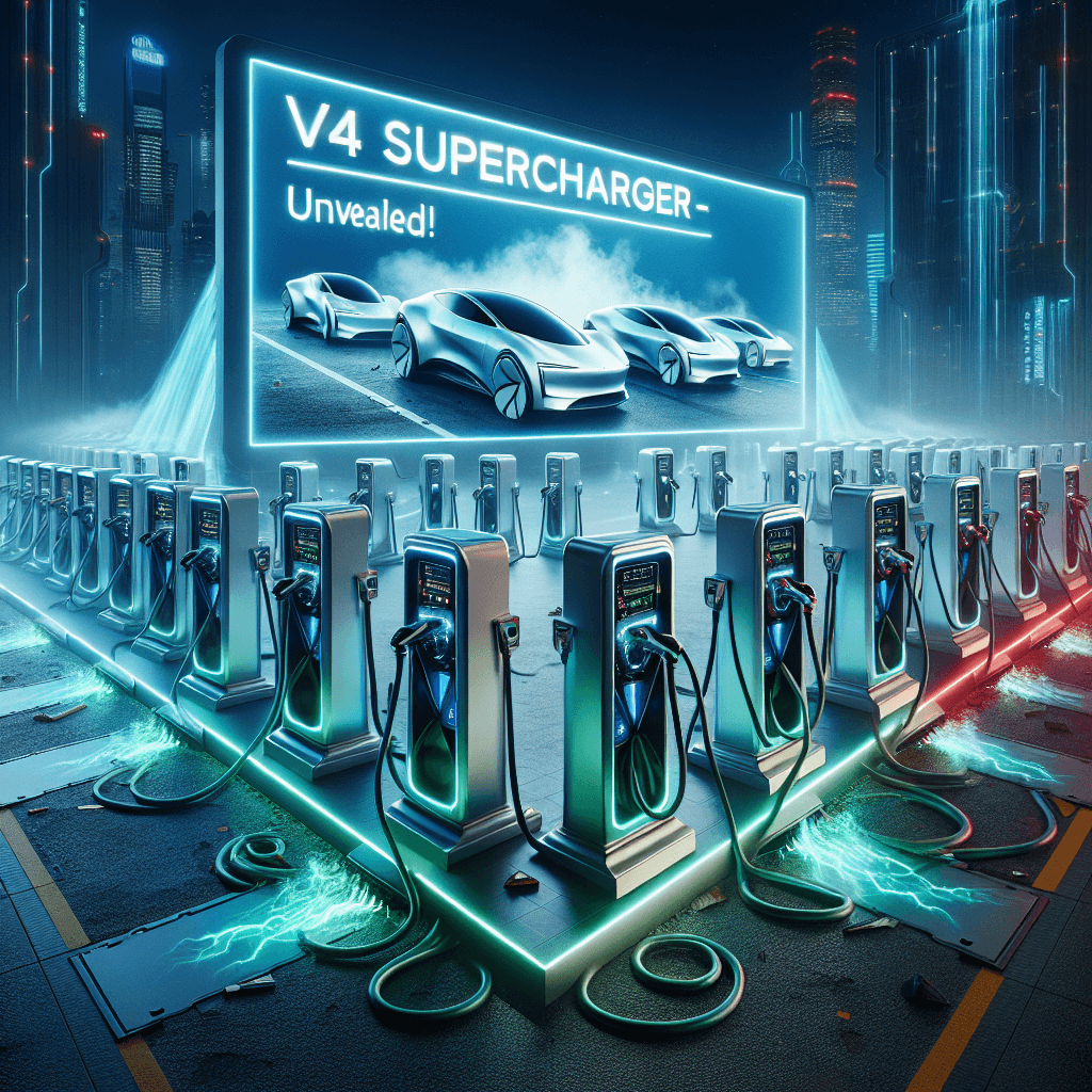 Tesla Unveils Game-Changing Folding V4 Superchargers!