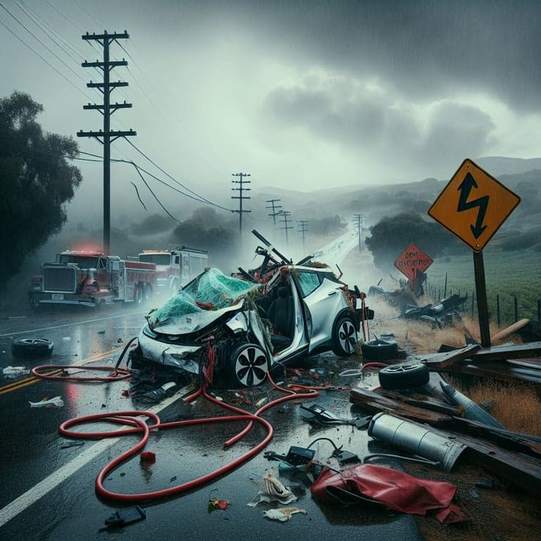 Tragedy Strikes as Tesla Crash Claims Two Lives in Georgia