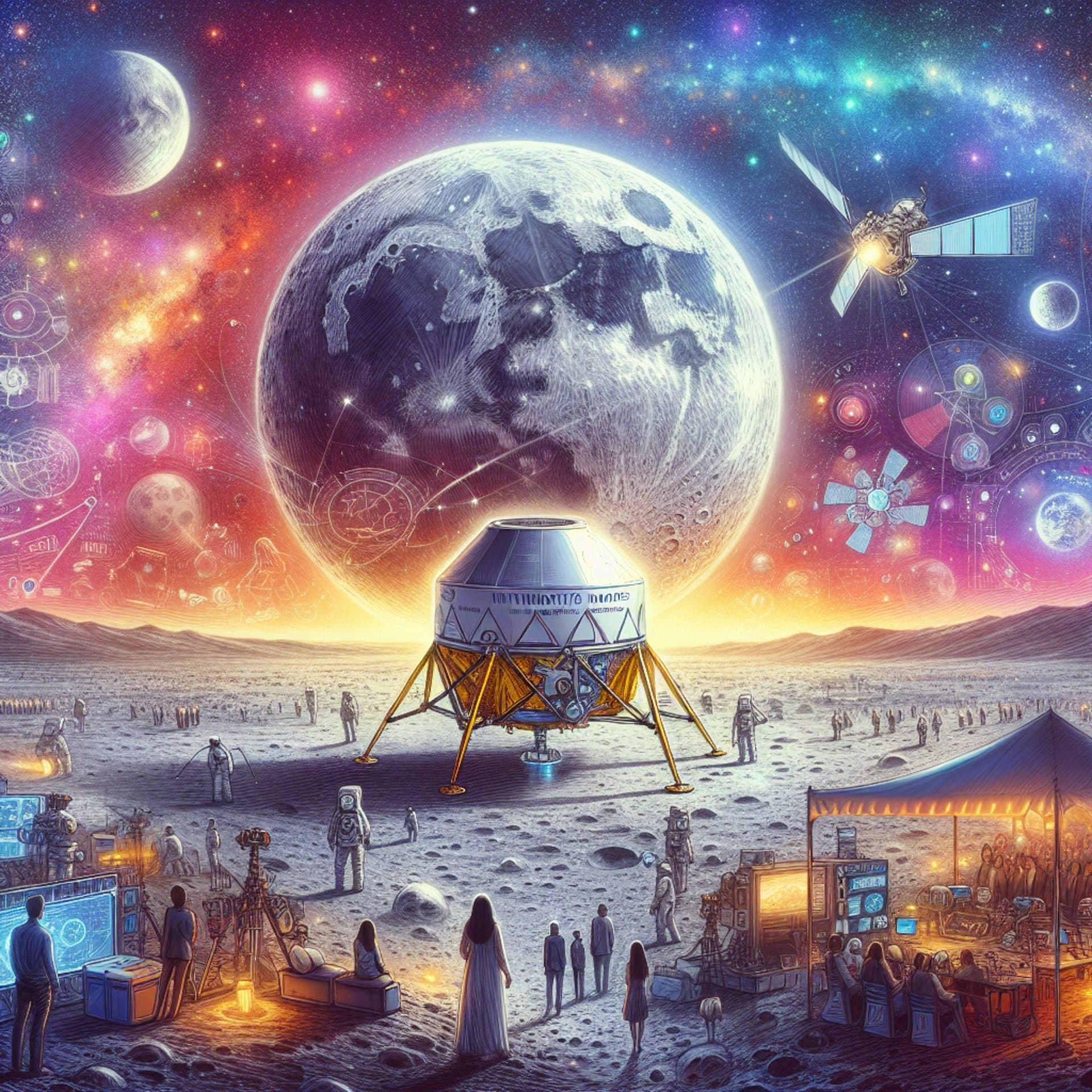 Intuitive Machines' Athena Lands on the Moon: A New Era of Private Space Exploration Begins