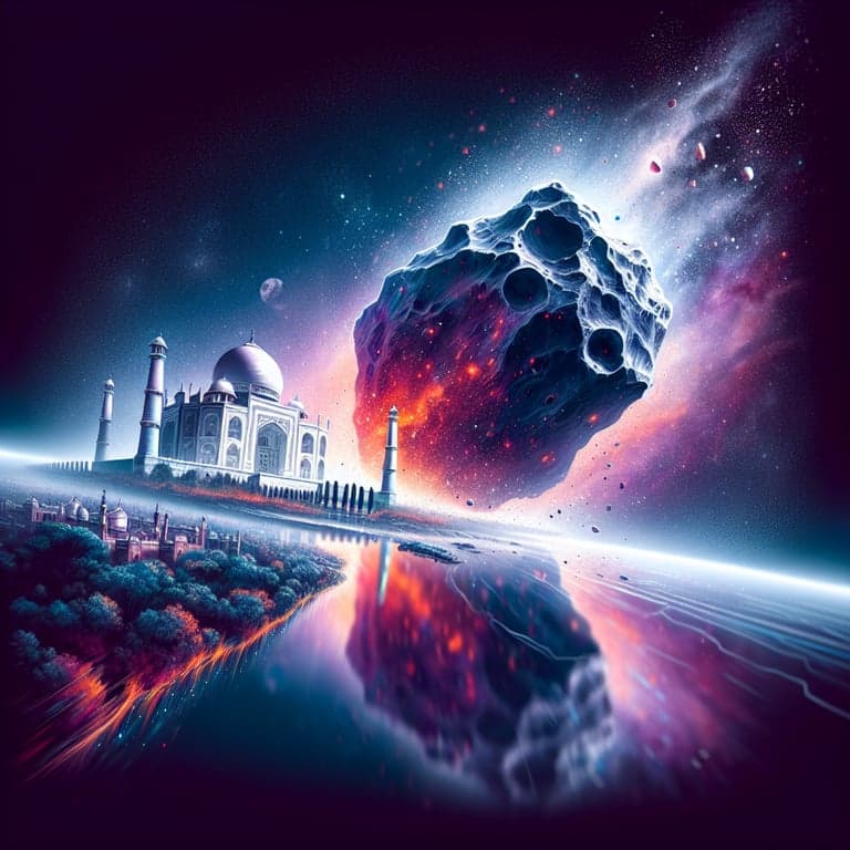 Gigantic Asteroid TN17 Rushes Towards Earth: Twice the Taj Mahal's Size!
