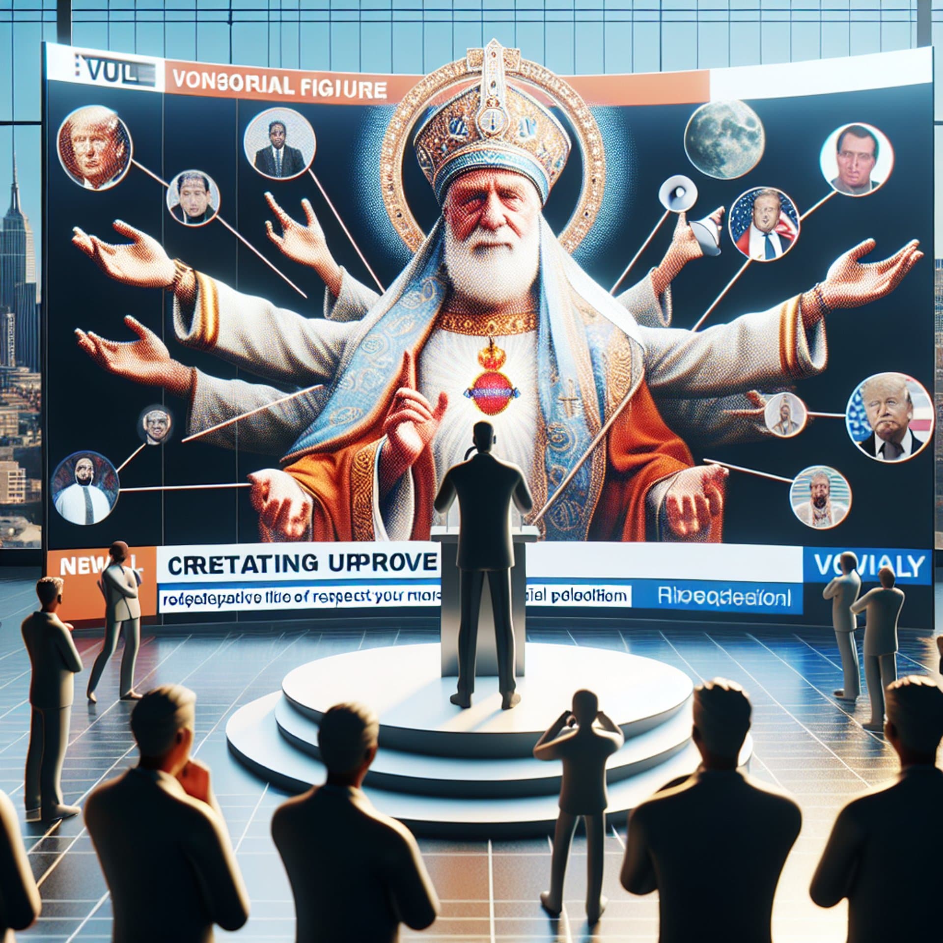 Trump Sparks Outrage with AI Pope Image on Truth Social