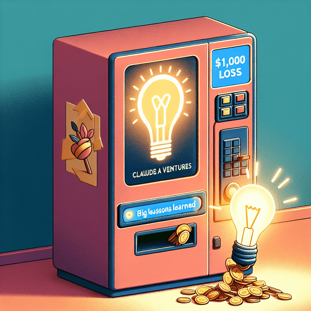 Claude AI's Vending Machine Ventures: A $1,000 Loss & Big Lessons Learned!