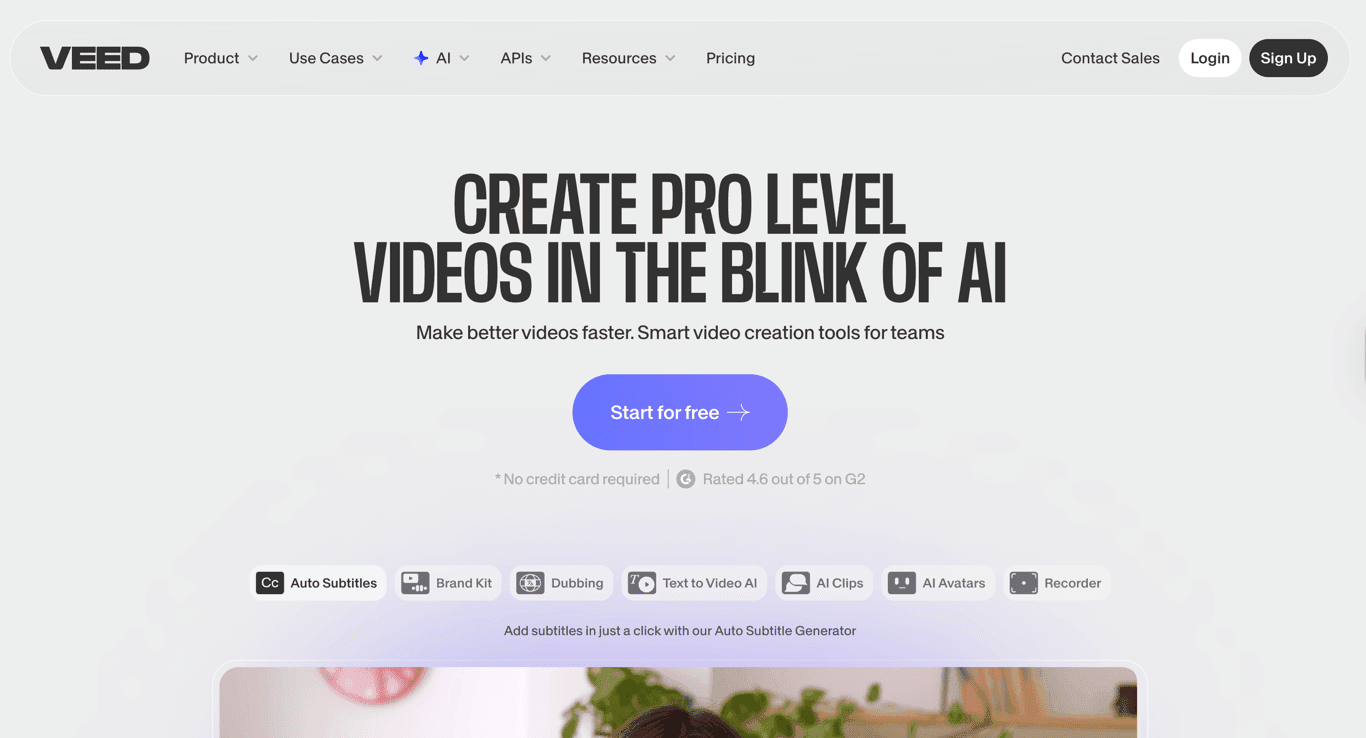 VEED screenshot