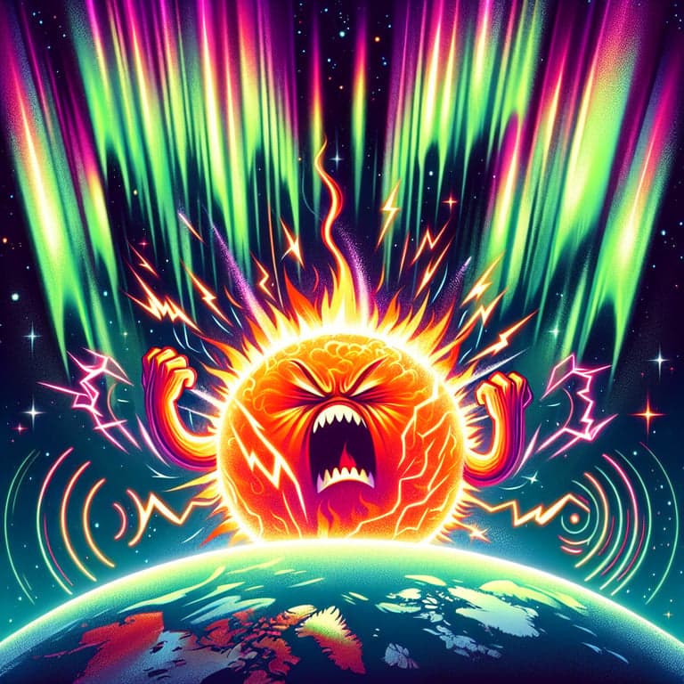 Sun's Fiery Temper Tantrum Sparks Global Radio Blackouts and Auroras