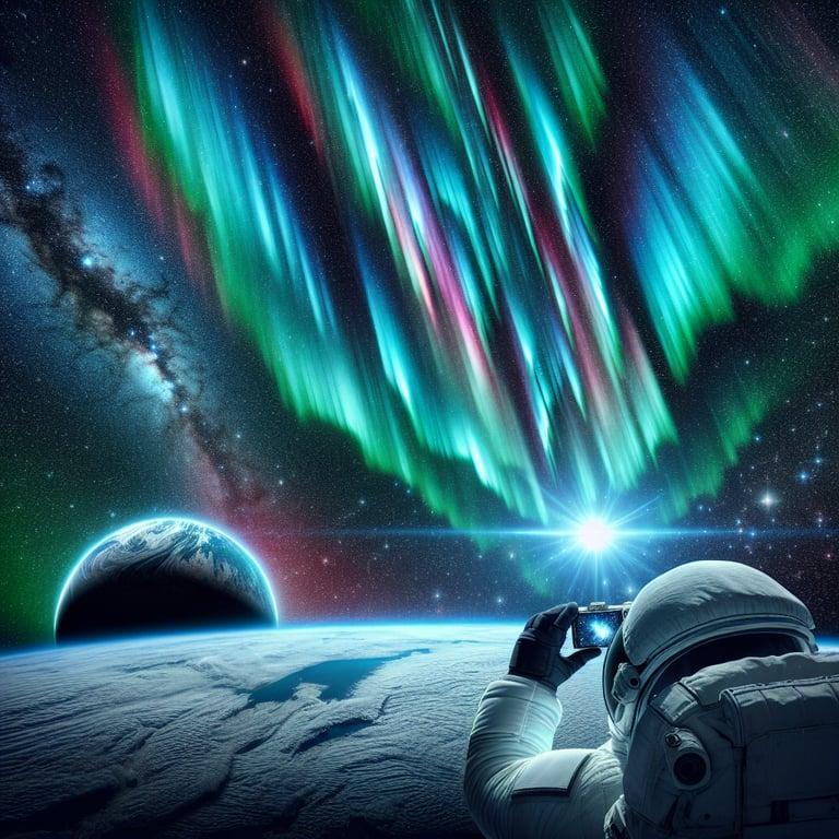 Banner for Stellar Surprise: NASA Astronaut Captures Aurora Borealis from the Infinity of Space