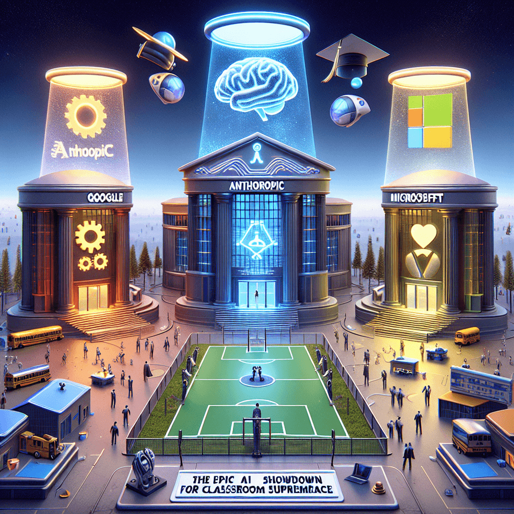 The Epic AI Showdown: Anthropic, Google, and Microsoft Battle for Classroom Supremacy