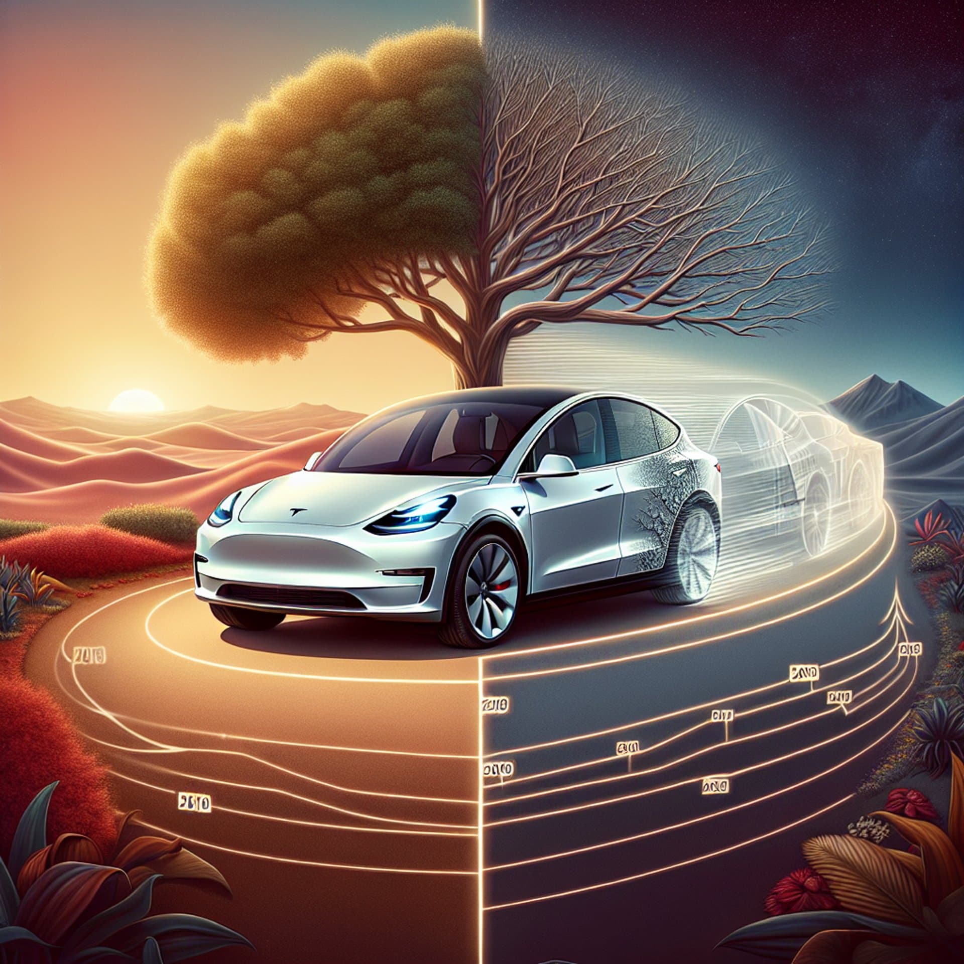 Tesla Model Y's Ride from Luxe to Low: A 5-Year Depreciation Odyssey