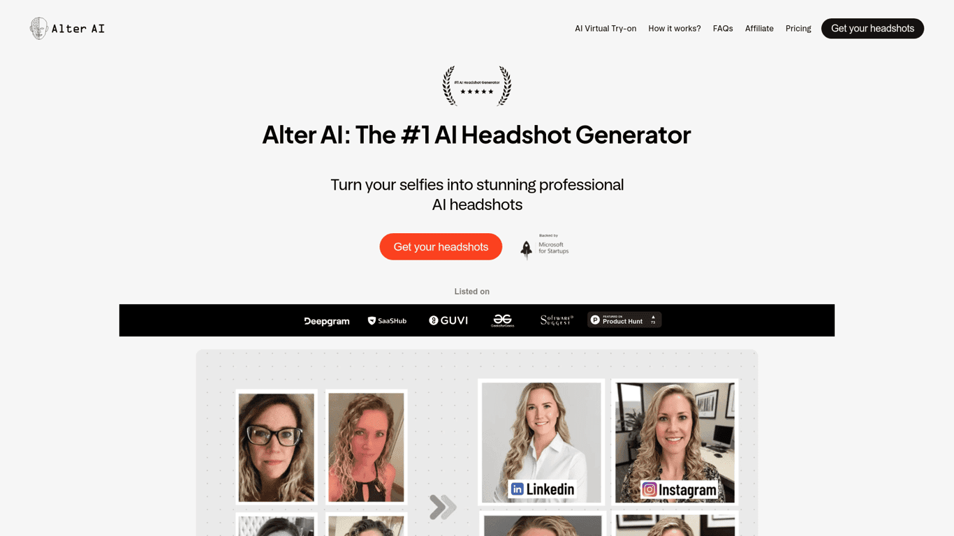 Alter AI screenshot