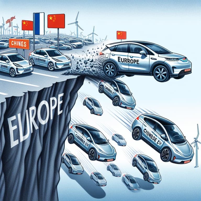 Tesla's European Sales Take a Dive: Chinese EV Makers Rev Up as Elon Musk Hits Political Speed Bumps