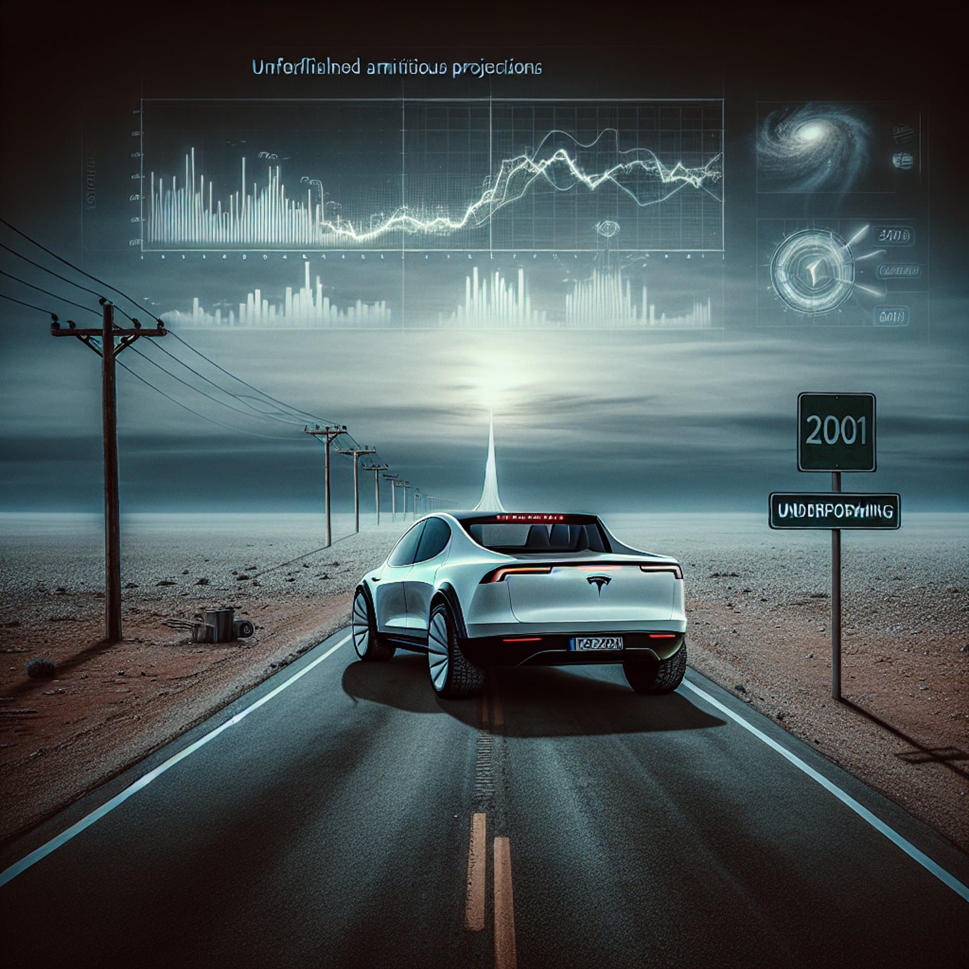 Tesla Cybertruck Stalls on the Road: Struggles to Match Musk's Ambitious Projections