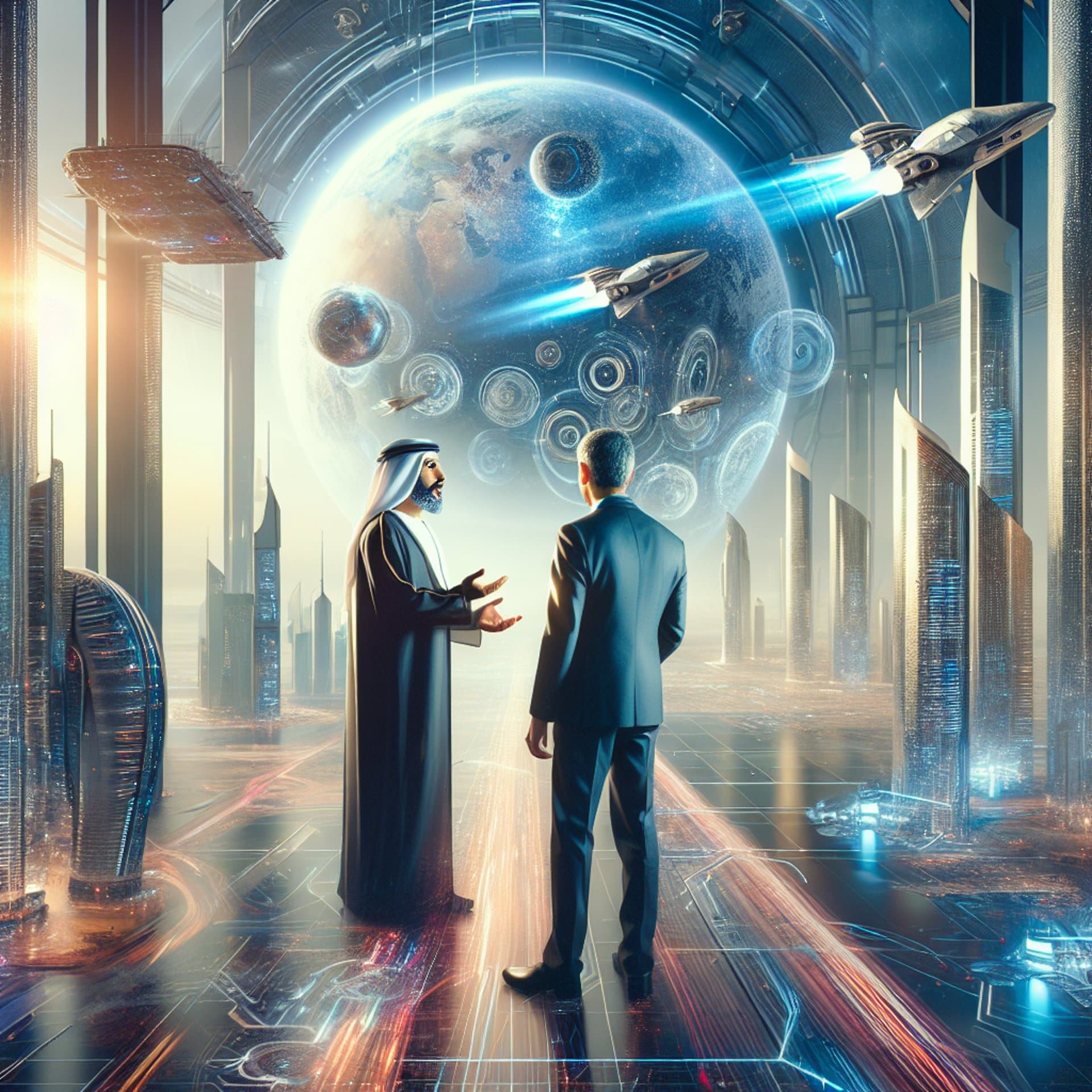 Space & Technology Talks: Dubai Hosts Elon Musk and Sheikh Hamdan—A Peek into the Future