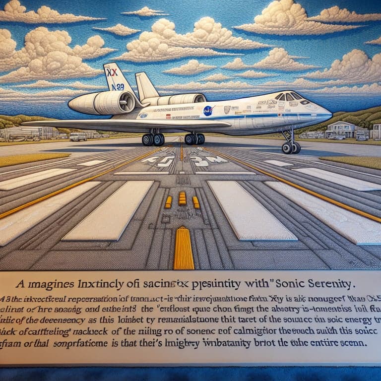 NASA's X-59 Rolls Closer to Sonic Serenity with Taxi Tests