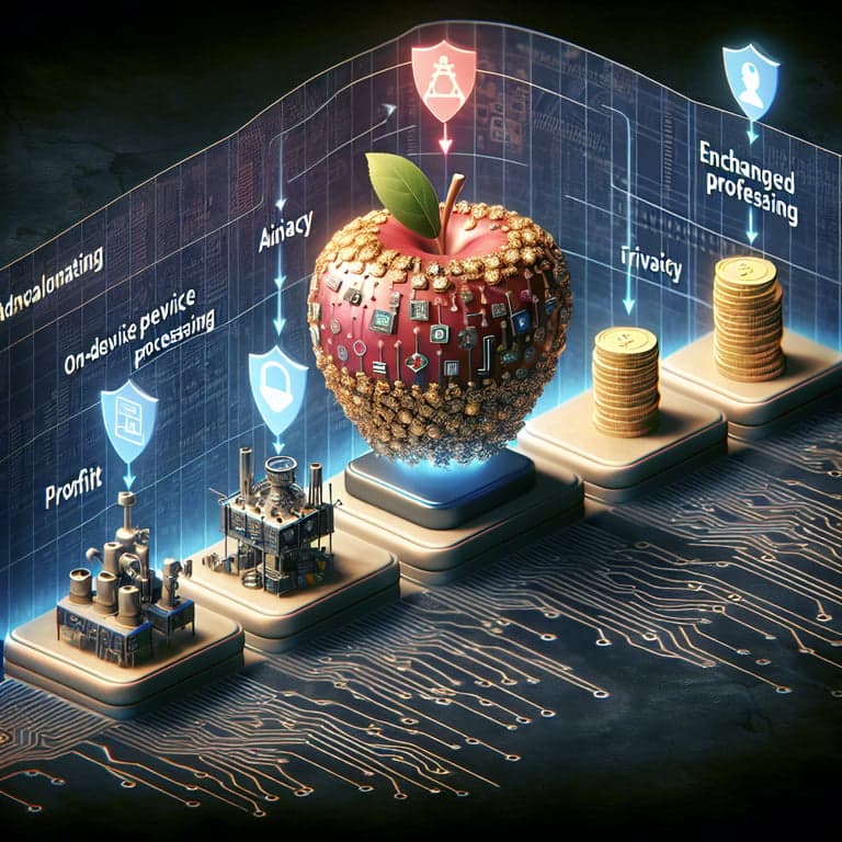 Apple's AI Evolution: On-Device Processing, Privacy, and Profits