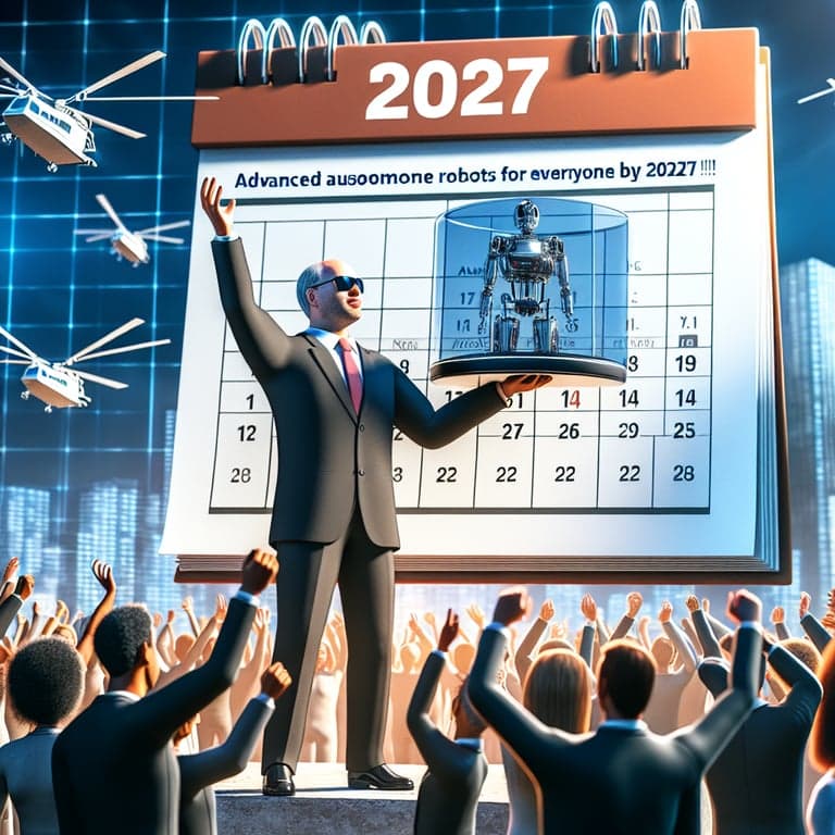 Elon Musk Declares: Tesla Optimus Robots for Everyone by 2027!