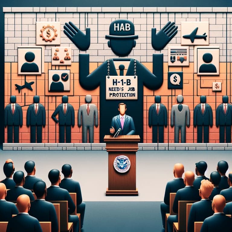 U.S. Senator Proposes Halt on H-1B Visas, Citing Job Protection Concerns