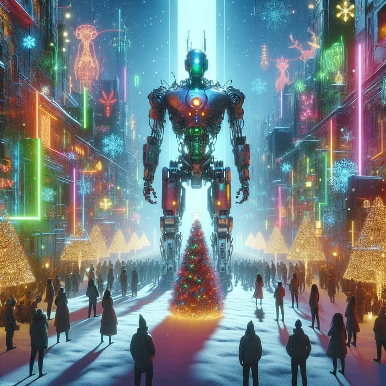 Tesla's 'Dystopian' Christmas Post Starring Optimus: Futuristic or Frightening?