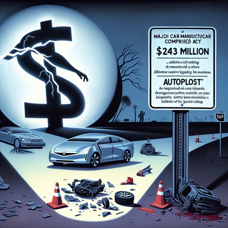 Tesla Hit with $243 Million Verdict: Autopilot Partially Blamed for Fatal Crash