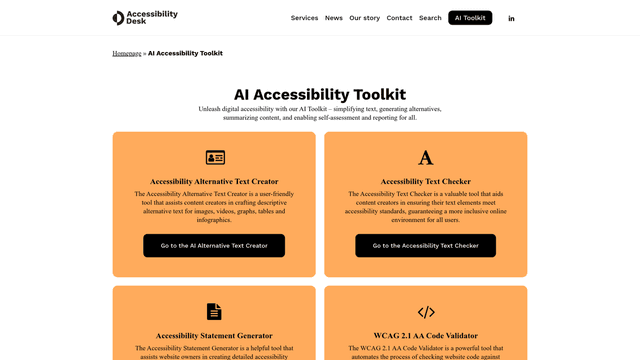 Thumbnail image for Accessibility Desk