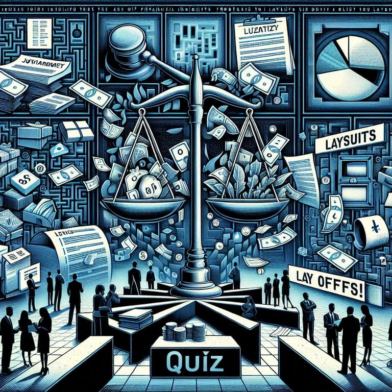 Quiz Craze: Financial Insights from Lawsuits to Layoffs!