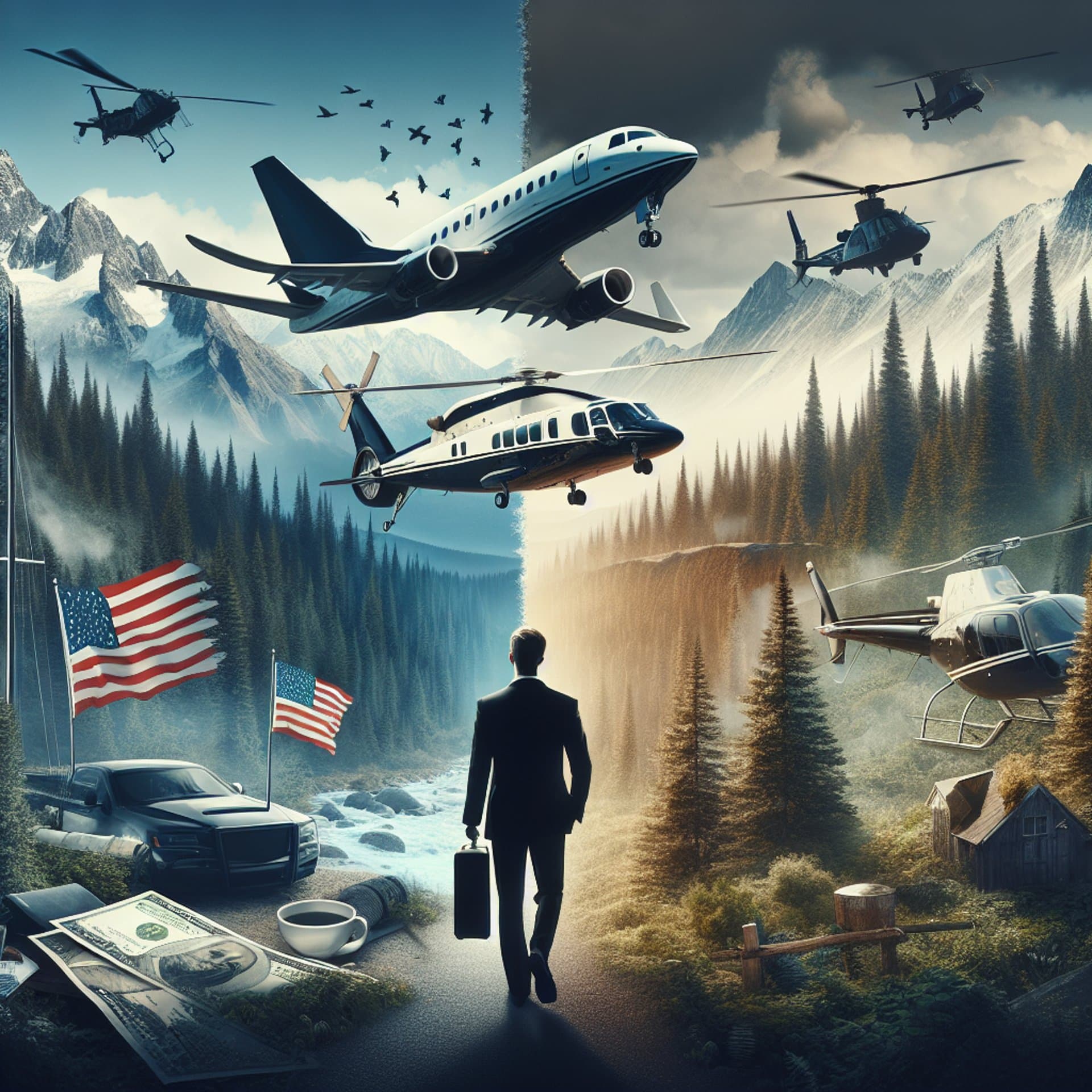 Elon Musk's Secret Sojourn: From Jet to Helicopter in BC's Wilds