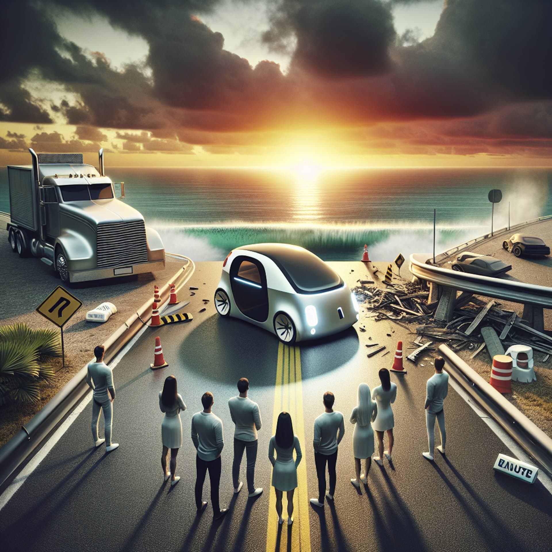 Tesla's FSD Dream Hits a Roadblock: Influencers' Coast-to-Coast Drive Ends in Crash