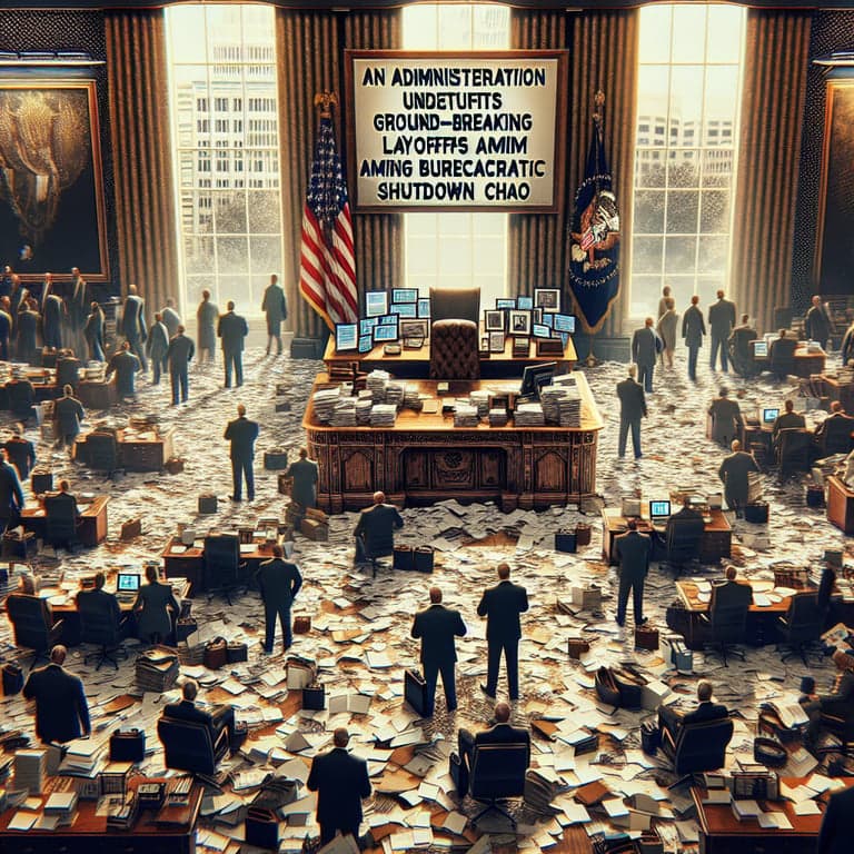 Trump Administration Proceeds with Groundbreaking Layoffs Amid Shutdown Chaos!