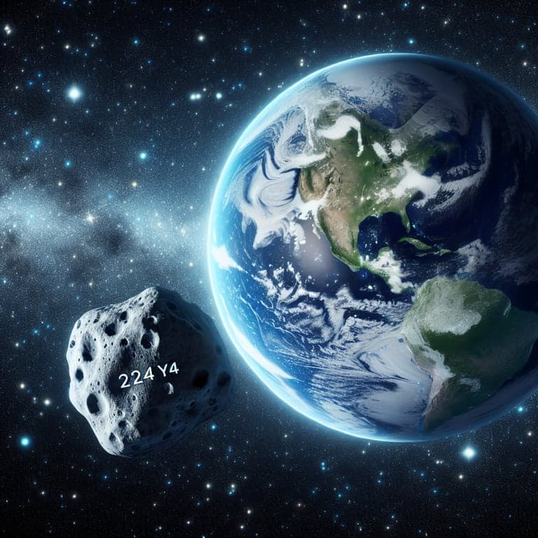 Close Call! Earth Safe as Asteroid 2024 YR4 Passes By
