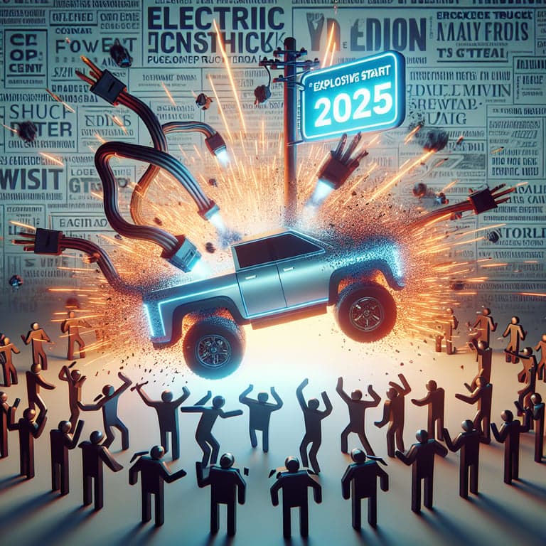 Explosive Start to 2025: Tesla Cybertruck Incident Sparks Heated Debate