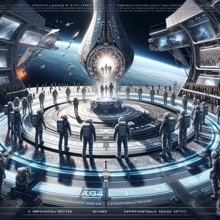 NASA's Ax-4 Prepares to Blast Off From Space Station: Hugging Farewells and Hatch Closures!