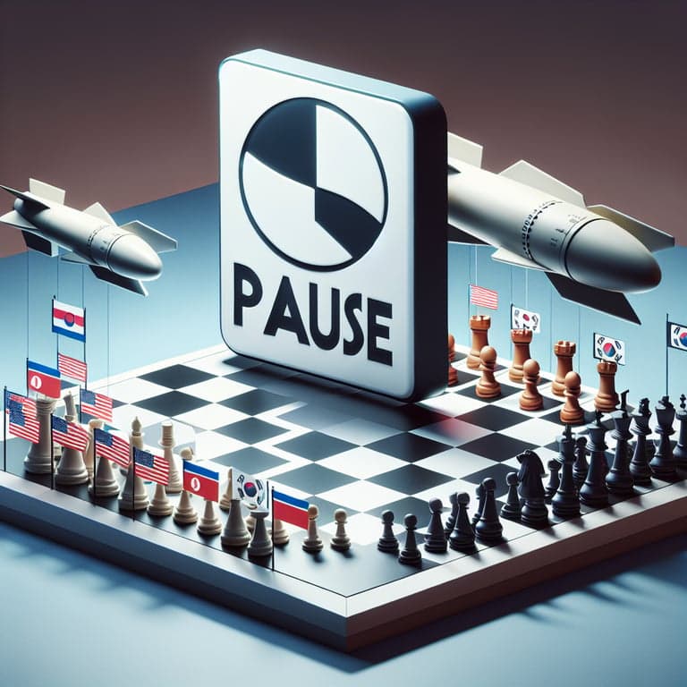 North Korea Hits Pause on Nuclear and ICBM Tests Amid US-South Korea Drills