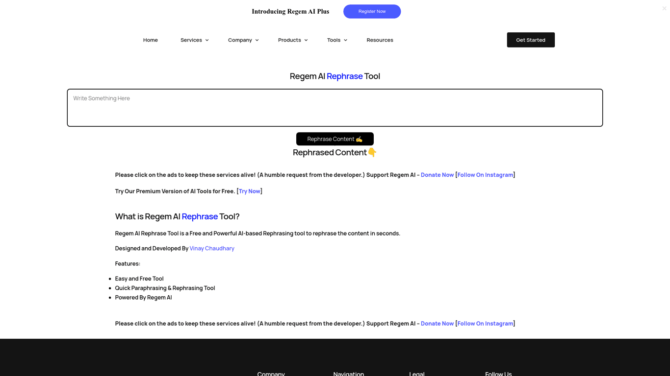 Regem AI Plus screenshot