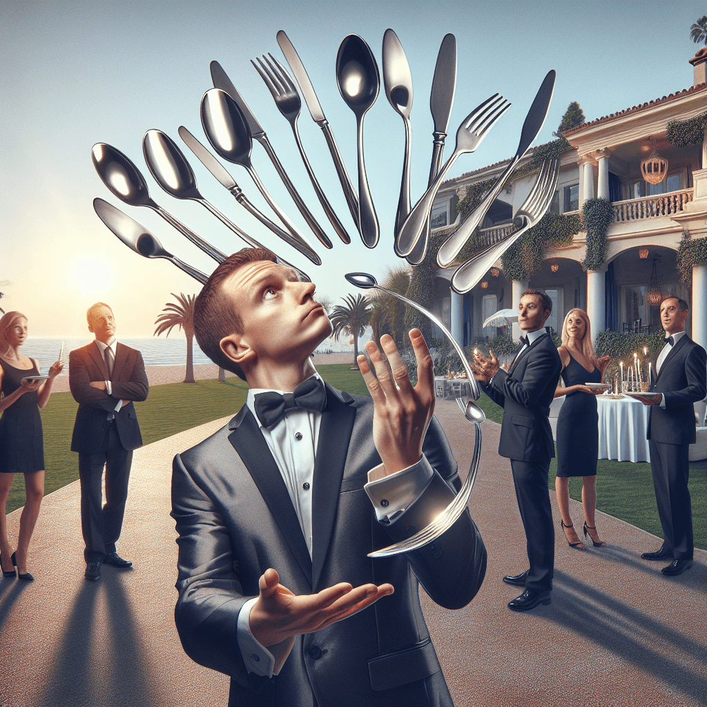 Elon Musk Masters the Art of Cutlery Juggling at Mar-a-Lago