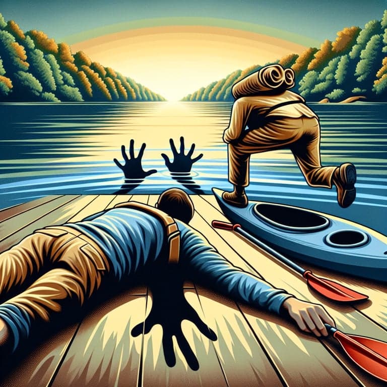 Wisconsin Kayaker's Grand Escape: From Faking Death to Surrender