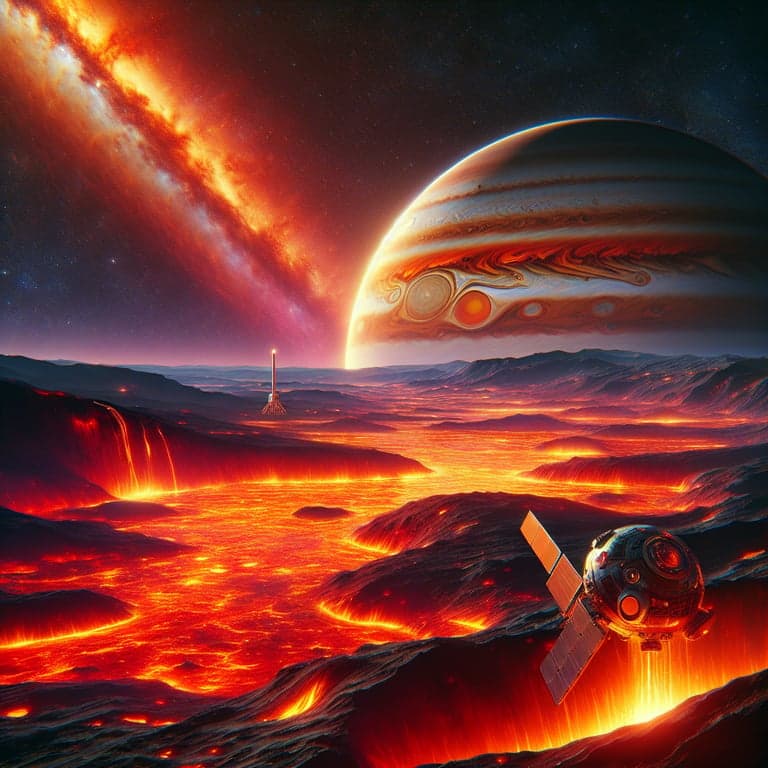 NASA's Juno Discovers Gigantic Lava Lake on Jupiter's Volcanic Moon Io!