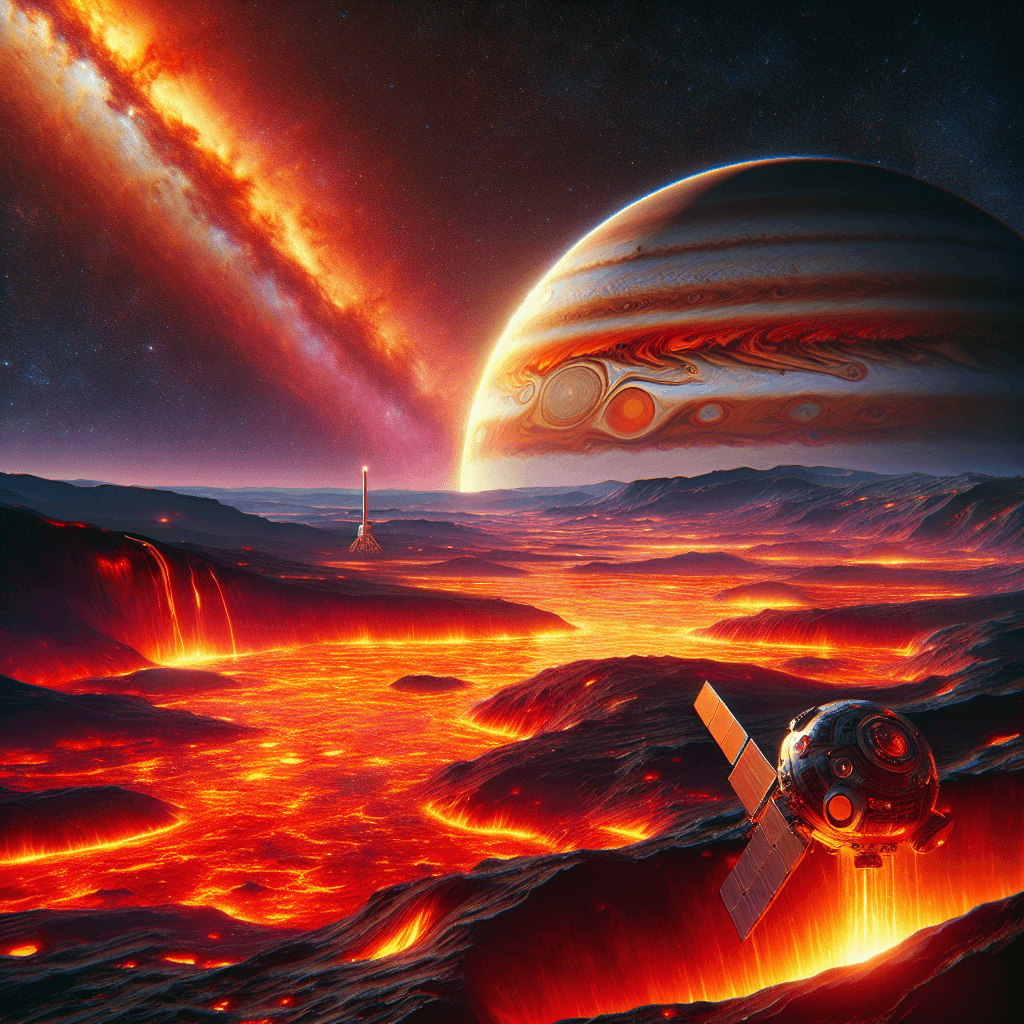 NASA's Juno Discovers Gigantic Lava Lake on Jupiter's Volcanic Moon Io!