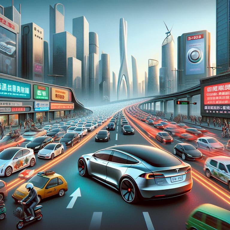Tesla's China Sales Slip in 2025 as Local EV Rivals Gain Ground