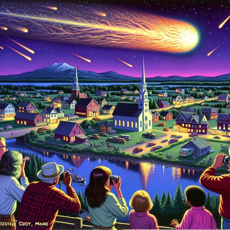 Meteorite Mania: A Celestial Visitor Lands in Codyville, Maine!