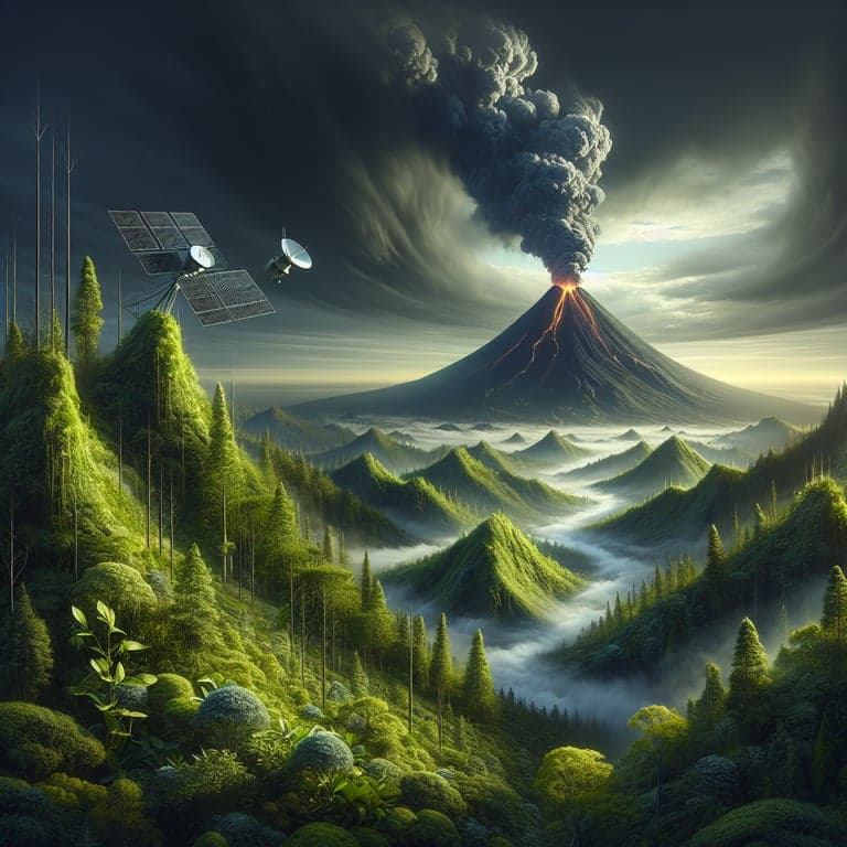 Volcanoes' Secret Signals: NASA Satellites Spot Greener Trees as Eruption Warning