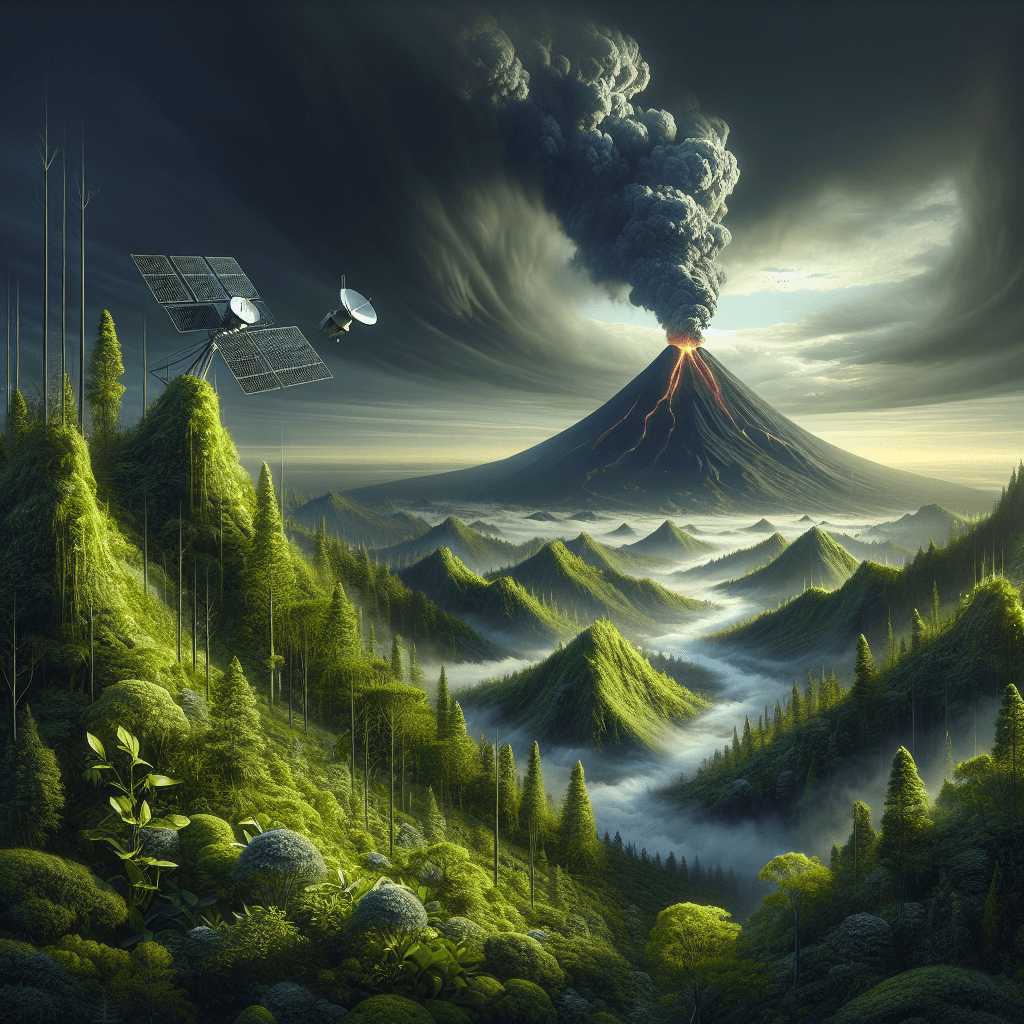 Volcanoes' Secret Signals: NASA Satellites Spot Greener Trees as Eruption Warning