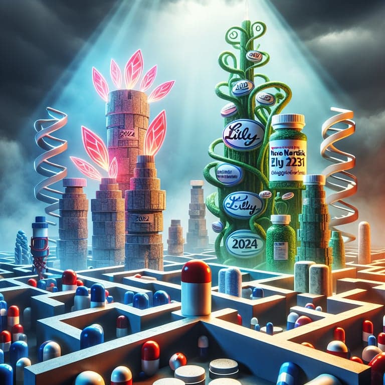 Eli Lilly Set to Top Big Pharma in 2024, While Novo Nordisk Faces Challenges Despite Obesity Drug Presence
