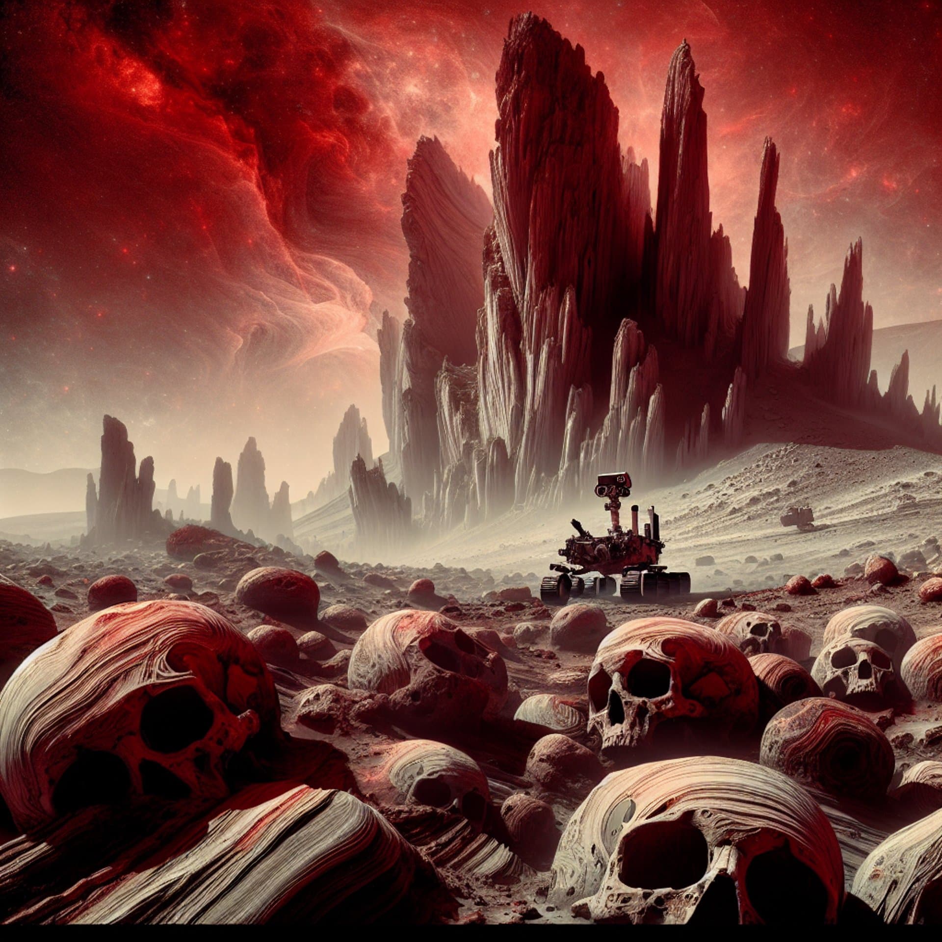 NASA's 'Skull Hill' Rocks the Mars Rover Scene