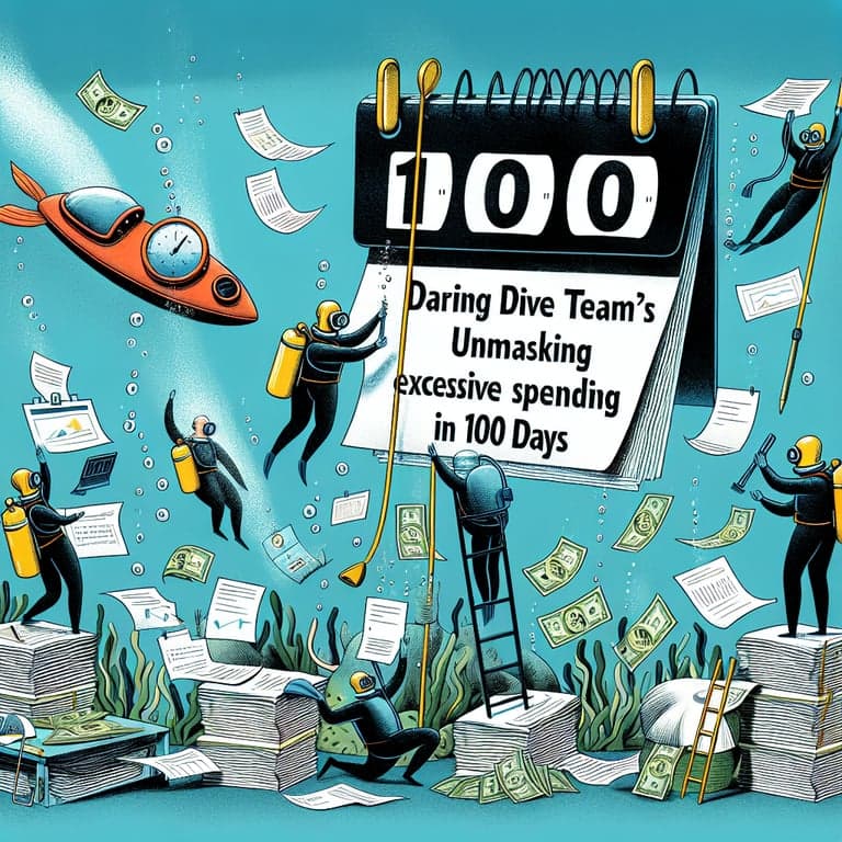 DOGE Team's Daring Dive: Unmasking Government Waste in 100 Days!