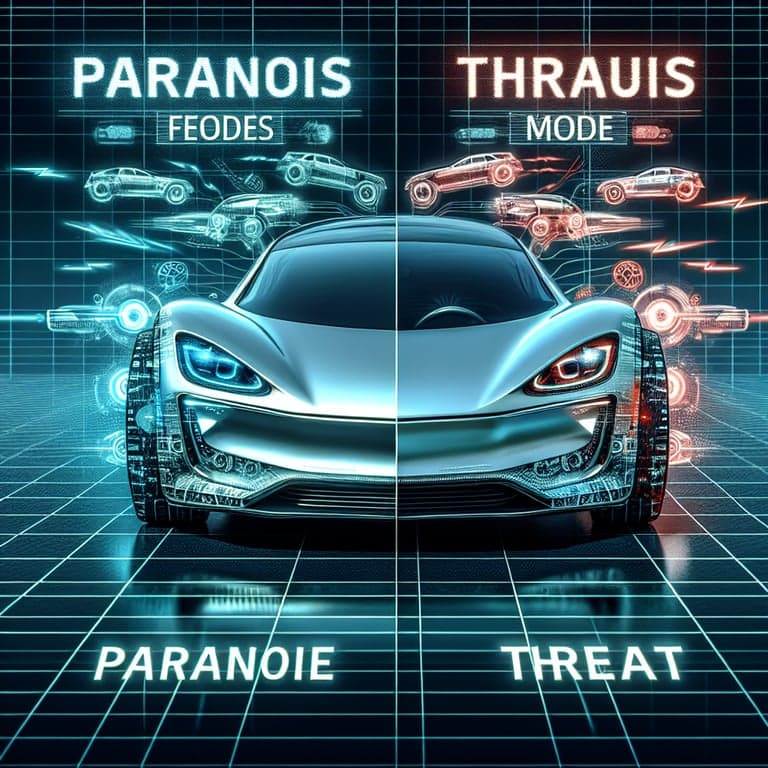 Elon Musk's Latest Tesla: Now Available in 'Paranoid' and 'Threat' Modes?