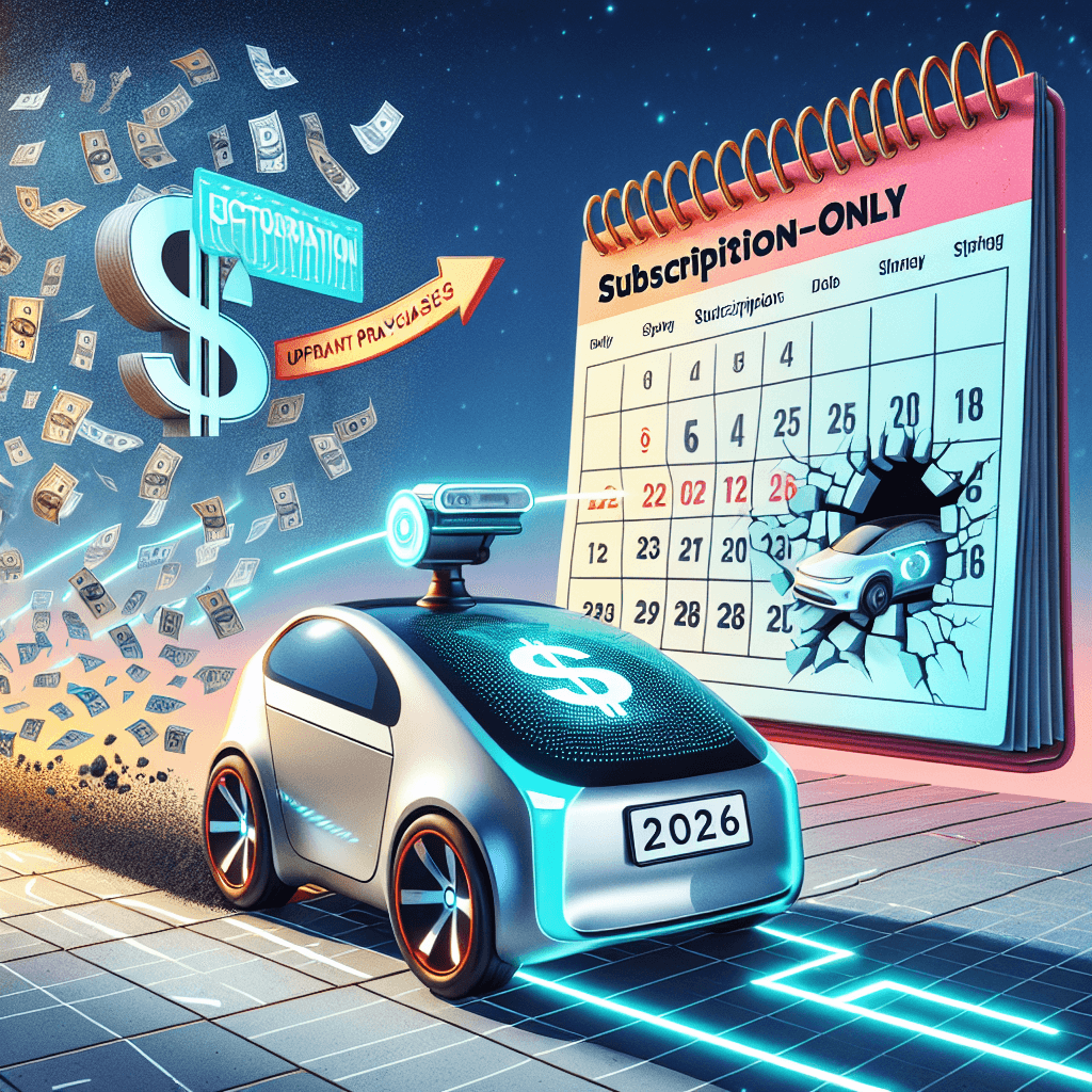 Tesla Shifts Gears: FSD Now Subscription-Only, Ending Upfront Purchases by 2026