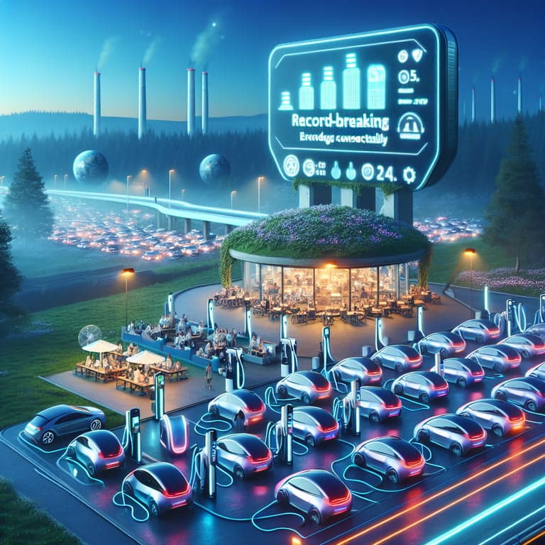 Tesla Electrifies the Scene with Record-Breaking Supercharger Diner Stats!