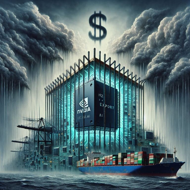 Nvidia's H20 AI Chips Face New Export Curbs to China - $5.5 Billion Impact Looms
