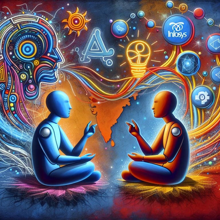 Perplexity AI's Aravind Srinivas Takes on Infosys' Nandan Nilekani in India's AI Development Debate