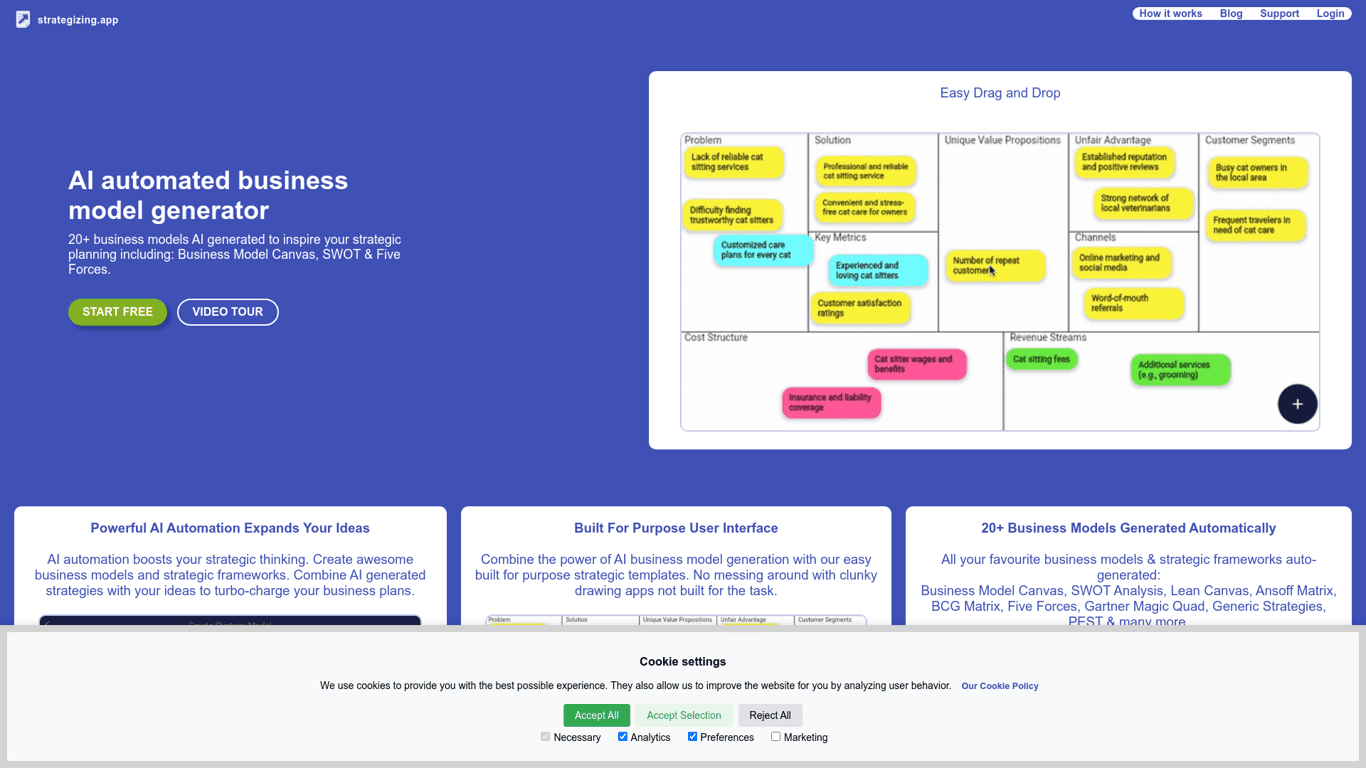 Strategizing App screenshot