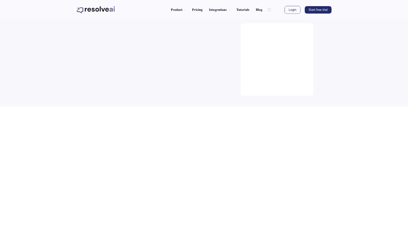 ResolveAI screenshot