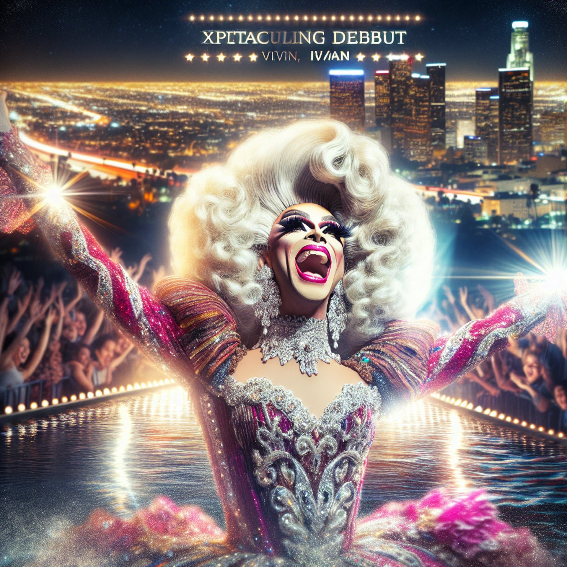 Vivian Musk Shines in Spectacular Drag Debut in LA!